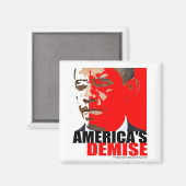 De ondergang van Amerika Magneet (Voorkant / Achterkant)