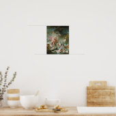 De ondergang van de zon door Francois Boucher Prin Poster (Keuken)