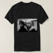 De ondergrond van Velvet - Nico en Lou Reed Postca T-shirt (Design voorkant)
