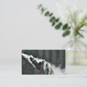 De ondergrondse business vaping visitekaartje (Staand voorkant)