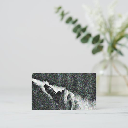 De ondergrondse business vaping visitekaartje (Staand voorkant)