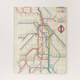 De Ondergrondse Kaart van Londen Legpuzzel