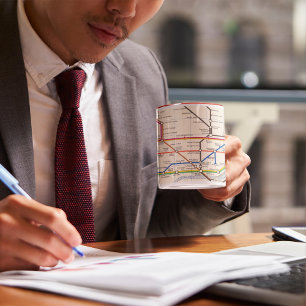 De Ondergrondse Kaart van Londen Mok