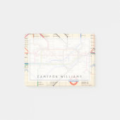 De Ondergrondse Kaart van Londen Post-it® Notes (Voorkant)