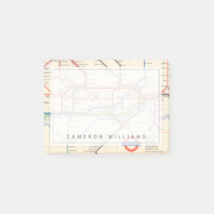 De Ondergrondse Kaart van Londen Post-it® Notes