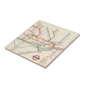 De Ondergrondse Kaart van Londen Tegeltje (Zijkant)