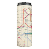 De Ondergrondse Kaart van Londen Thermosbeker (Achterkant)