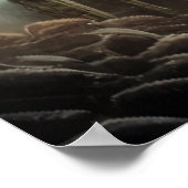 De ondergrondse mijnwerker | AI Art Poster (Hoek)