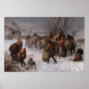 De ondergrondse spoorweg poster