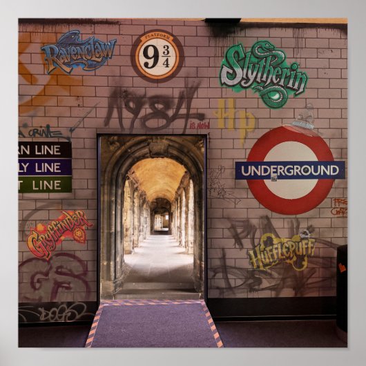 De ondergrondse van HP Poster (Voorkant)