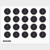 De ondergrondse Vaping Shop Logo stickers (Vel)