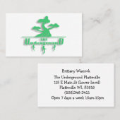 De Ondergrondse Visitekaartjes (Voorkant / Achterkant)