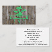 De ondergrondse Visitekaartjes (Voorkant / Achterkant)