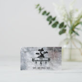 De ondergrondse Visitekaartjes Grey Stone (Staand voorkant)