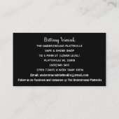 De ondergrondse Visitekaartjes marmer (Achterkant)