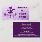 De ondergrondse Visitekaartjes Paarse (Voorkant / Achterkant)