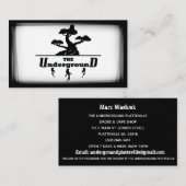 De ondergrondse Visitekaartjes zwart-wit (Voorkant / Achterkant)