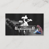 De ondergrondse zakenman visitekaartje (Voorkant)