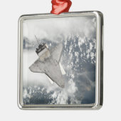 De onderkant van de ruimteshuttle Discovery Metalen Ornament (Links)