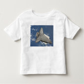 De onderkant van ruimteshuttle Discovery 2 Kinder Shirts (Voorkant)