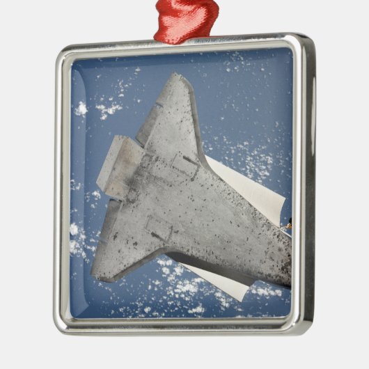 De onderkant van ruimteshuttle Discovery 2 Metalen Ornament (Links)