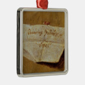 De ondertekening van El Greco Metalen Ornament (Rechts)