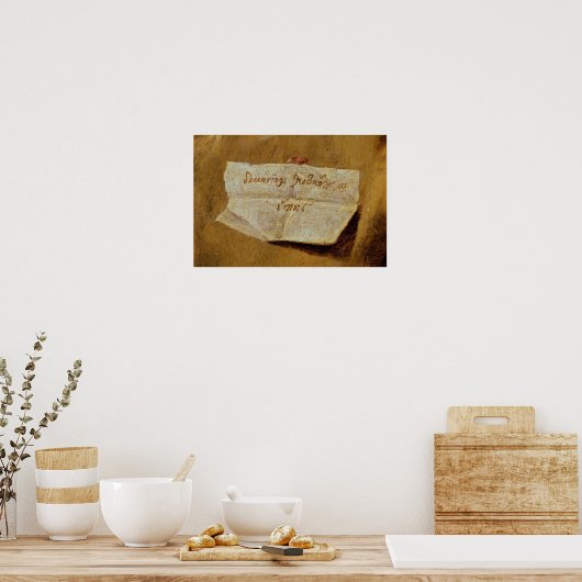 De ondertekening van El Greco Poster (Keuken)