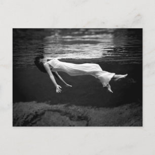 De onderwater Fotografie van de Mode Briefkaart