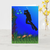 De onderwater Lege Kaart van de Fotograaf (Gele Bloem)