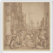 De onderwerping van Barbarossa aan paus Alexander  Sticker (Voorkant)