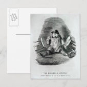 De onderwijskwestie" briefkaart (Voorkant / Achterkant)