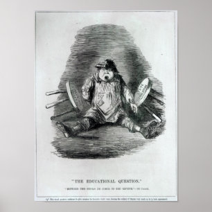 De onderwijskwestie" poster