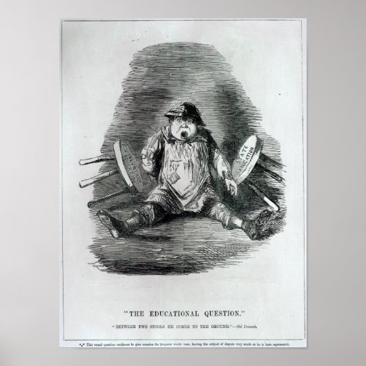 De onderwijskwestie" poster (Voorkant)