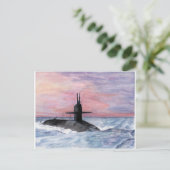 De onderzeeër van de klasse Ohio Briefkaart (Staand voorkant)