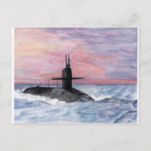 De onderzeeër van de klasse Ohio Briefkaart (Voorkant)