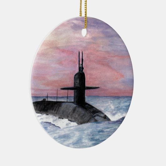 De onderzeeër van de klasse Ohio Keramisch Ornament (Rechts)