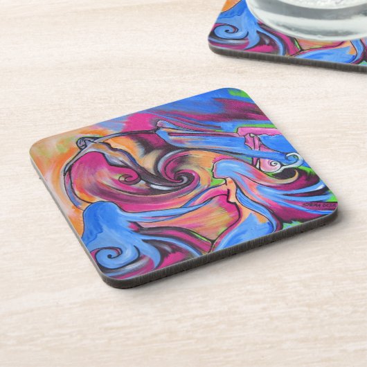 De onderzetters van de roze Moon Lovelies (Linkerzijde)