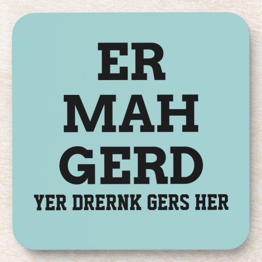 De Onderzetters van Ermahgerd (Voorkant)