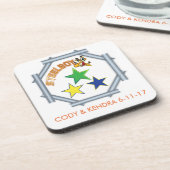 De onderzetters van MTFL SteelboyZ van de douane. (Linkerzijde)