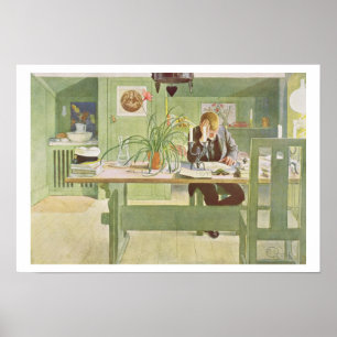 De onderzoeksruimte, café. in "Lasst Licht Hinin"( Poster