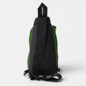 De ondeugende aap en het regenboog Pistool Sling Bag (Achterkant)