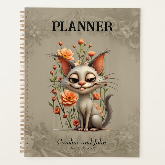De ondeugende kat  planner (Voorkant)