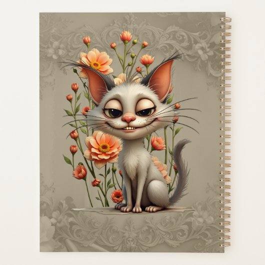 De ondeugende kat  planner (Achterkant)