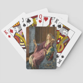 De ondeugende Minx (door John Collier) Pokerkaarten