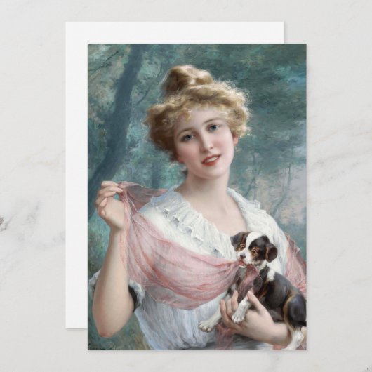 De ondeugende puppy | Émile Vernon (Voorkant / Achterkant)