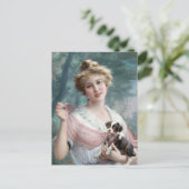 De ondeugende puppy | Émile Vernon Briefkaart (Staand voorkant)