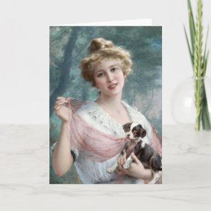 De ondeugende puppy   Émile Vernon Kaart