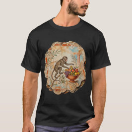 De ondeugende simia: Pompei's fruitdief T-shirt