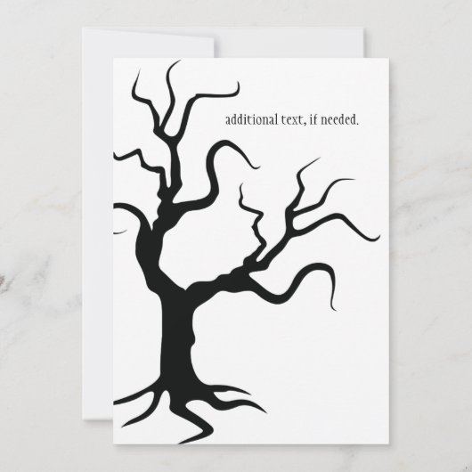 De ondiepe Uitnodiging eet, Drink, & is eng! (Achterkant)