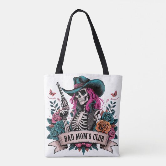 De ondode Gunslinger Tote Bag (Achterkant)